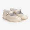 CHILDREN'S CLASSICS GIRLS IVORY PATENT LEATHER SHOES