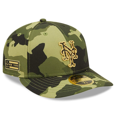 New Era Camo New York Mets 2022 Armed Forces Day On-field Low Profile 59fifty