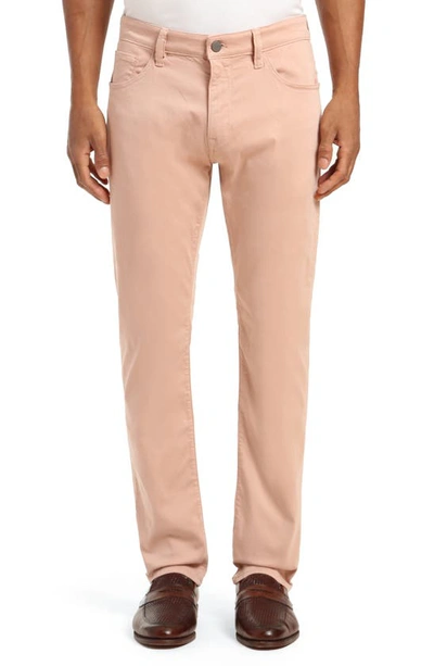 34 Heritage Charisma Relaxed Fit Twill Trousers In Rose Twill