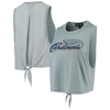 The Wild Collective Light Blue St. Louis Cardinals Open Back Twist-tie Tank Top In Light Blue