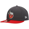 NEW ERA NEW ERA GRAY FORT WAYNE TINCAPS AUTHENTIC COLLECTION ROAD 59FIFTY FITTED HAT