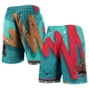 MITCHELL & NESS MITCHELL & NESS TURQUOISE VANCOUVER GRIZZLIES HARDWOOD CLASSICS 1998 HYPER HOOPS SWINGMAN SHORTS