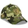 NEW ERA NEW ERA CAMO WASHINGTON NATIONALS 2022 ARMED FORCES DAY 39THIRTY FLEX HAT