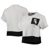 REFRIED APPAREL REFRIED APPAREL HEATHERED GRAY CHICAGO WHITE SOX CROPPED T-SHIRT