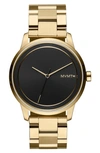 Mvmt Men's Profile Gold-tone Bracelet Watch 44mm In Black/gold