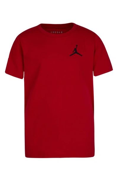 Jordan Boys' Jumpman Air Embroidered Tee - Big Kid In Red