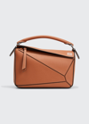 Loewe Puzzle Small Bag In Tan