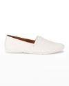 Frye Melanie Leather Slip-on Sneakers In White