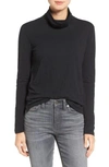 MADEWELL WHISPER COTTON TURTLENECK TOP,F7187