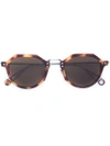 AHLEM classic tortoiseshell effect sunglasses,METAL100%