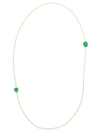 RAM 18K GOLD AND EMERALD NECKLACE,R02210286713
