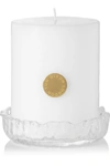 TOM DIXON QUARTZ PILLAR CANDLE SET, 880G