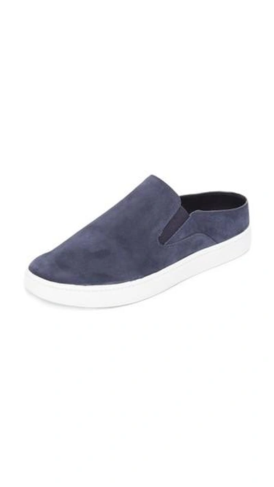 Vince Verrell Suede Slip-on Trainers In Nocolor