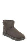 Ugg Classic Mini Ii Womens Suede Cold Weather Shearling Boots In Black