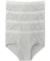 Calvin Klein Men's Classic Briefs 4-pack U4000 In Heather Grey
