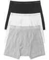 Calvin Klein Cotton Classics Boxer Briefs, Pack Of 3 In Heather Grey/white/black
