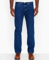 Levi's Men's Big & Tall 505 Original-fit Non-stretch Jeans In Dark Stonewash