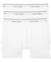 Calvin Klein Microfiber Stretch Boxer Briefs - Pack Of 3 In White