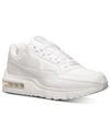 Nike Men's Air Max Ltd 3 Running Sneakers From Finish Line In White/white-white