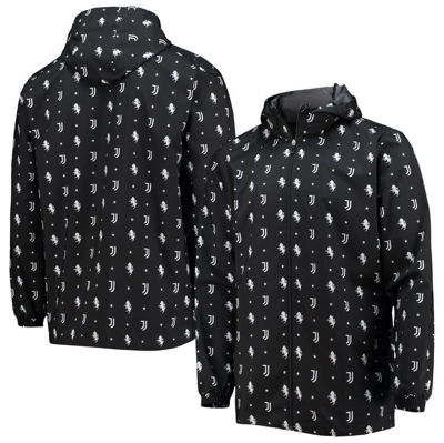 Adidas Originals Adidas Black Juventus Aeroready Full-zip Hoodie Windbreaker Jacket