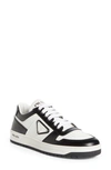Prada Logo Sport Sneaker In Bianco/ Nero