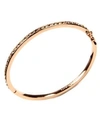 Givenchy Bracelet, Silk Swarovski Element Bangle In Rose Gold-tone