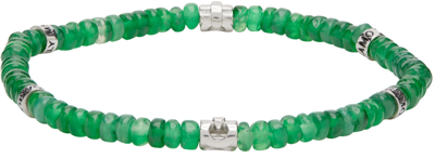 Ferragamo Green Agate Bracelet In Verde Agata S