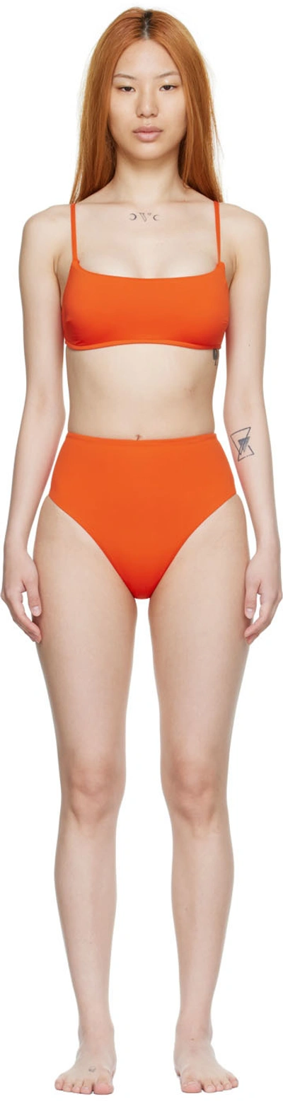 Bondi Born Orange Ariane & Poppy Bikini In Blood Orange
