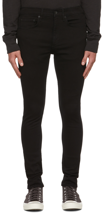 Rag & Bone Men's Fit 1 Aero Stretch Jeans In Washed Black
