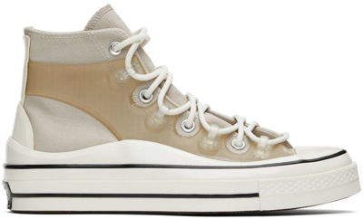 Converse Hybrid Function Chuck 70 Utility Sneakers In Beige