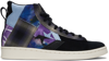 Converse Black Kelly Oubre Jr. Edition Pro Leather Hi Sneakers In Black/multi/egret