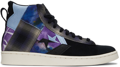 Converse Black Kelly Oubre Jr. Edition Pro Leather Hi Sneakers In Black/multi