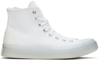 Converse Chuck Taylor All Star Hi Canvas Sneakers In White Mono In White/egret/white