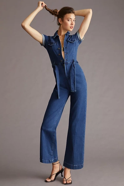 Paige Anessa Jumpsuit In Blue