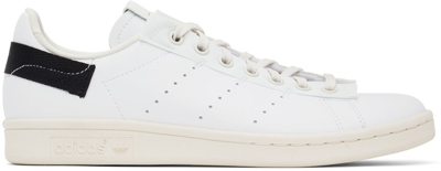 Adidas Originals Parley Stan Smith Sneakers In White With Black Heel Detail