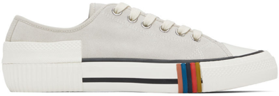 Paul Smith Kolby Signature-stripe Suede Trainers In Multi-colored