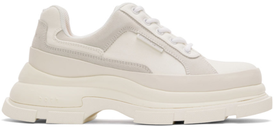 Both White Gao Eva Low-top Sneakers In 10 White