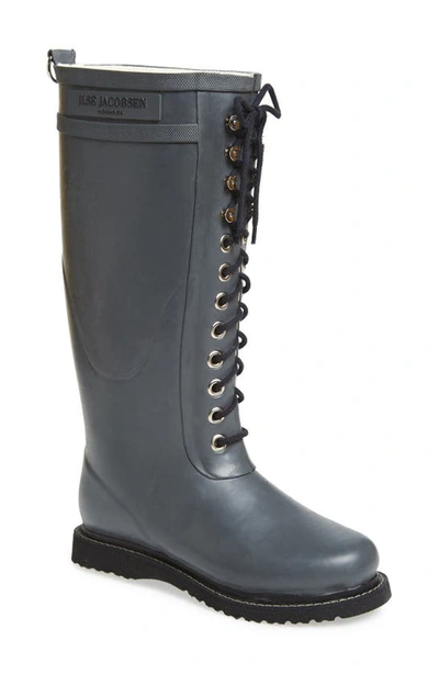 Ilse Jacobsen Rubber Boot In Grey