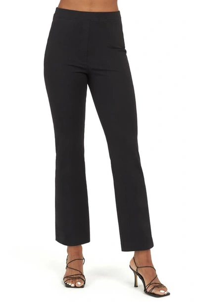 Spanx On-the-go Kick Flare Trousers In Black