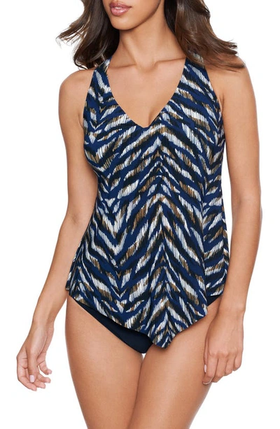 Magicsuit Neutral Territory Taylor Underwire Tankini Top In Black,multi
