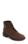Munro Bradley Water Resistant Boot In Brown Tumbled Nubuck Leather