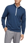 ADIDAS GOLF UPF QUARTER ZIP PULLOVER