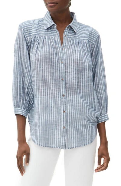 Michael Stars Robyn Striped Button-down Shirt