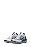 Nike Air Vapormax 2021 Fk Big Kids' Shoes In White/photo Blue/black