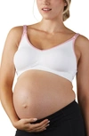 Bravado Designs Body Silk Seamless Maternity/nursing Bra In White Blush