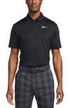 Nike Dri-fit Vapor Tipped Golf Polo In Black