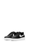 Nike Air Force 1 Big Kids' Shoes In Black,white