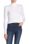 Bp. Turtleneck Ribbed Top In Ivory