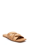 Matisse Pressure Woven Slide Sandal In Beige