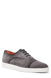 Santoni Men's Lace Up Cap Toe Sneakers In Grey